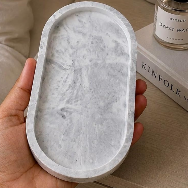 TREETRUNK® Concrete Oval Trinket Tray