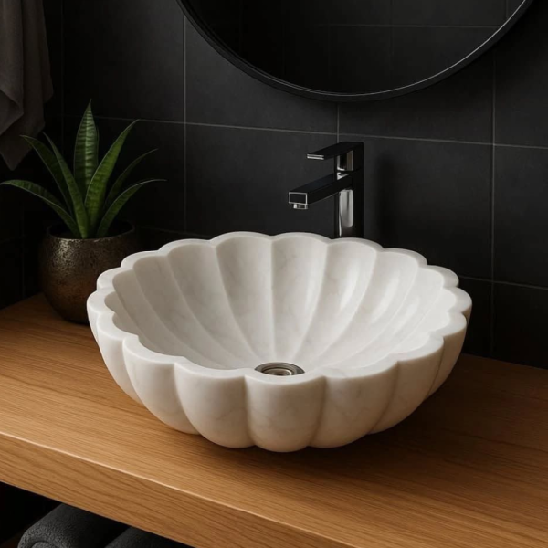 Counter top marble wash basin