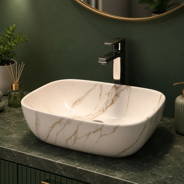Counter top marble wash basin